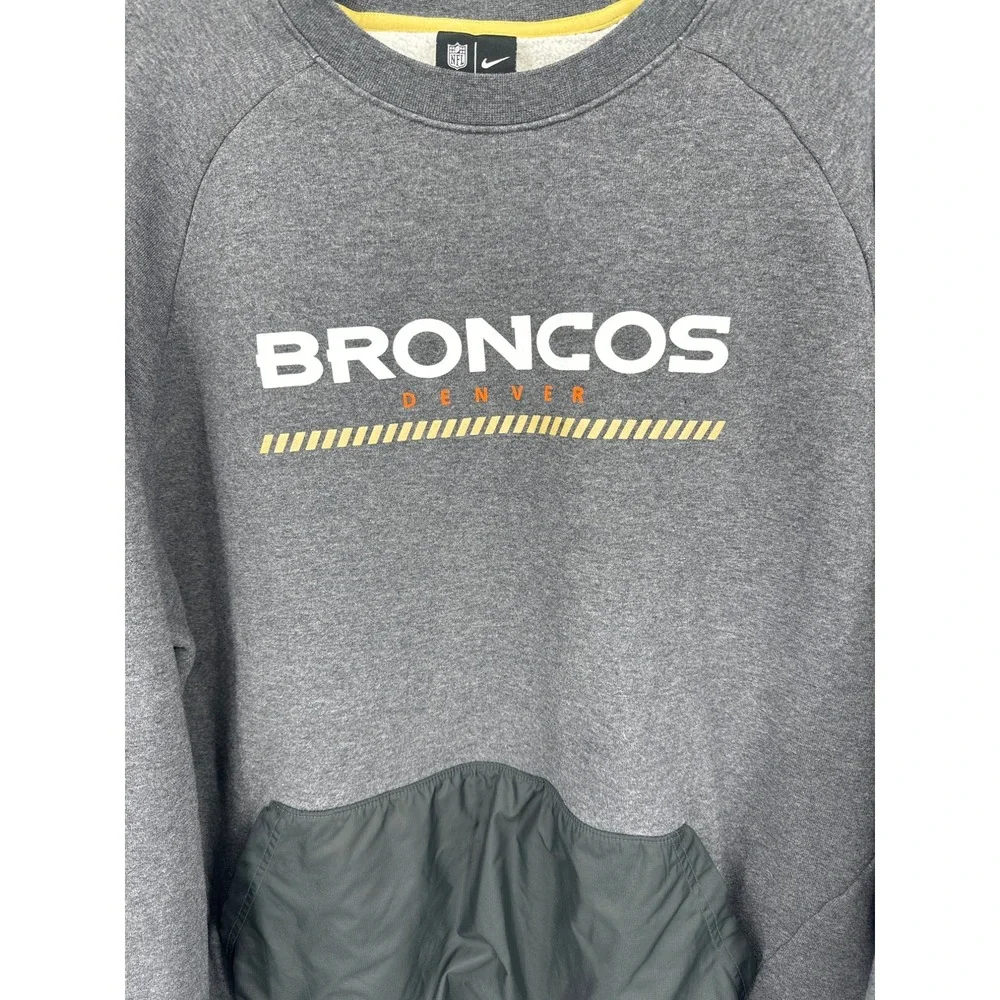 Denver Broncos Sweatshirt Womens‎ 3XL Nike NFL Team Apparel Pullover Heavyweight